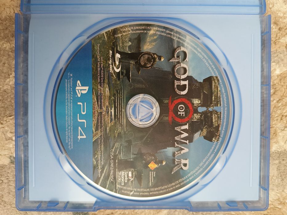 GOD of WAR диск для ps⅘