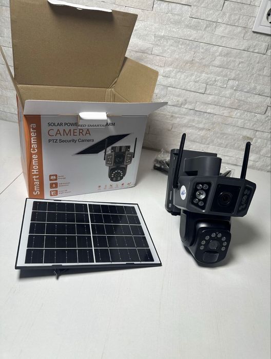 Camera video 4G cu SIM supraveghere cu panou solar