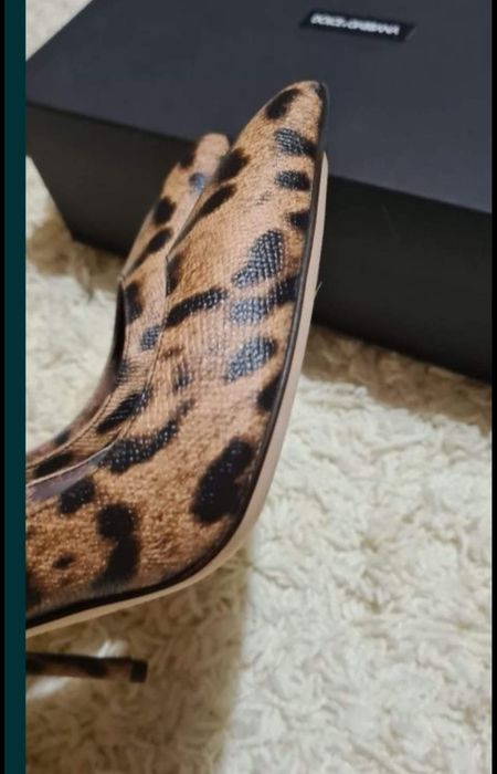 Pantofi dama animal print/leopard-print Dolce Gabbana