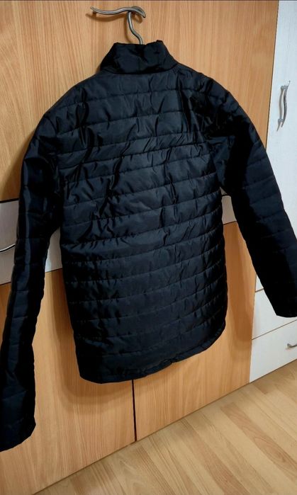 Geaca subțire sezonier negru pentru bărbați