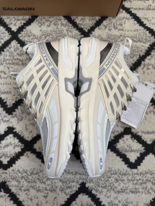 Salomon ACS Pro Lunar Rock Beige White Silver Marimea 44 Noi Cu Cutie Gorpcore Munte