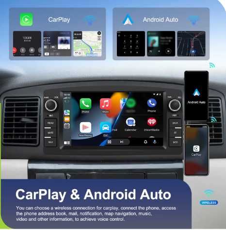 Android Мултимедия за TOYOTA | 8 core 4 ram | CarPlay | AndroidAuto