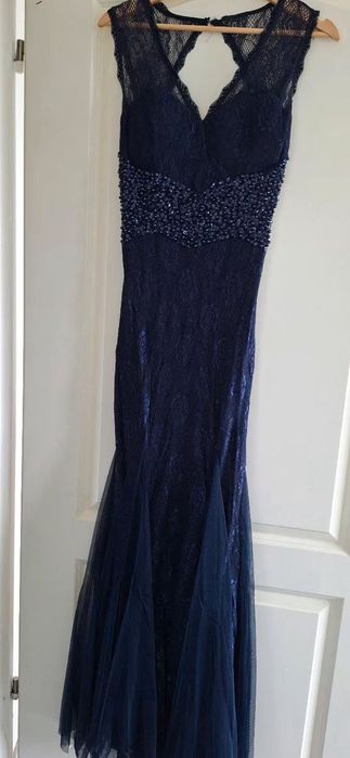 Официална тъмносиня рокля