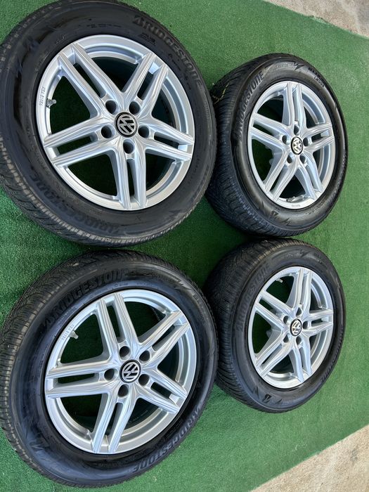 5x112 16 6,5j ET 22 за vw golf 5,6,7 passat touran kadi skoda seat с зимни гуми