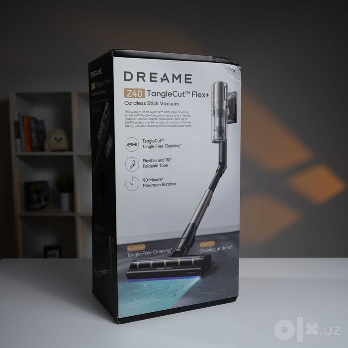 Вертикальный пылесос Dreame Z40 Tangle Cut Flex+ Флагман! | №1 В мире!