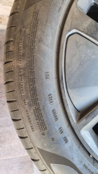 Диски с летней резиной от Li 7