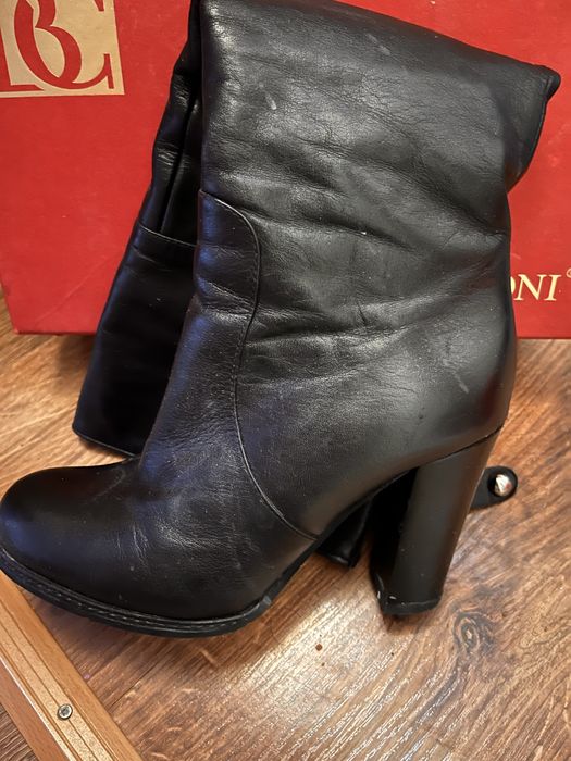 Зимние сапоги нат кожа