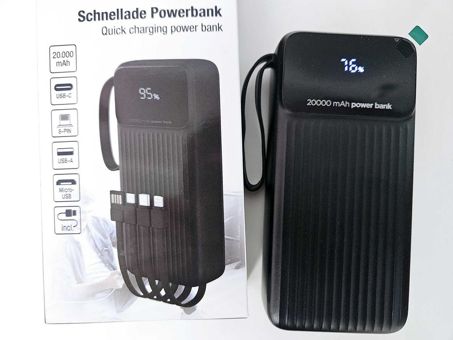 Super PowerBank/baterie externa 20.000 mAh (fast charge)