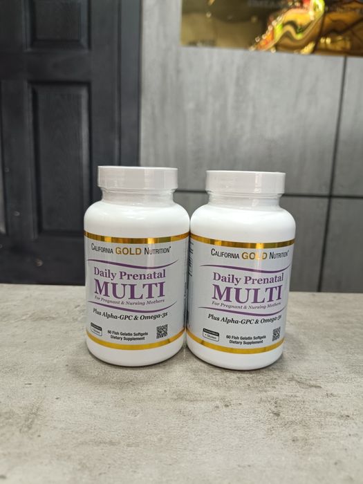 California gold nutrition daily prenatal multi 60 fish gelatin softgel