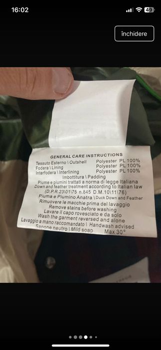 Geacă groasă de iarnă