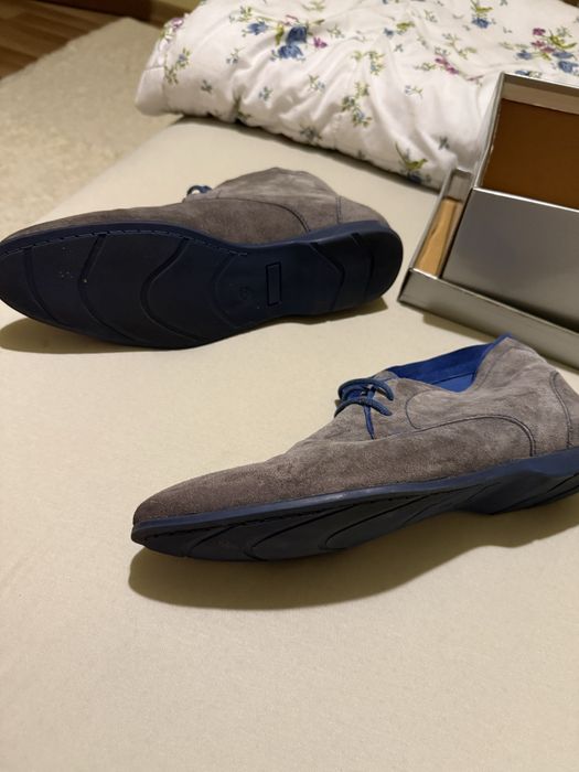 Ghete barbati piele intoarsa smart casual