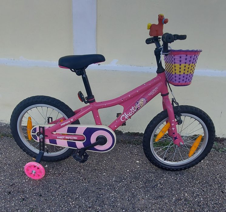Bicicletă de fetițe GHOST cadru din aluminiu pe 16 inchi