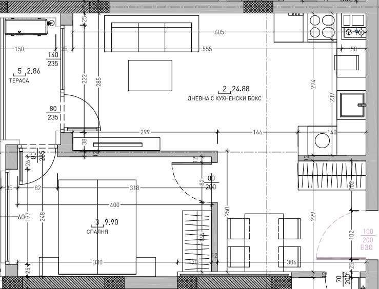 Продава се Двустаен апартамент в София, Малинова долина - 59 кв.м за 1863 €/кв.м - Снимка #4