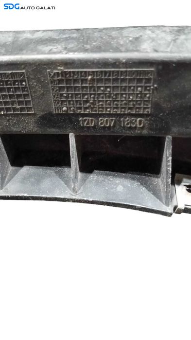 Suport Ghidaj Stanga pentru Bara Spoiler Fata Skoda Octavia 2 NFL Non Facelift 2004 - 2013 Cod 1Z0807183D [M8318]