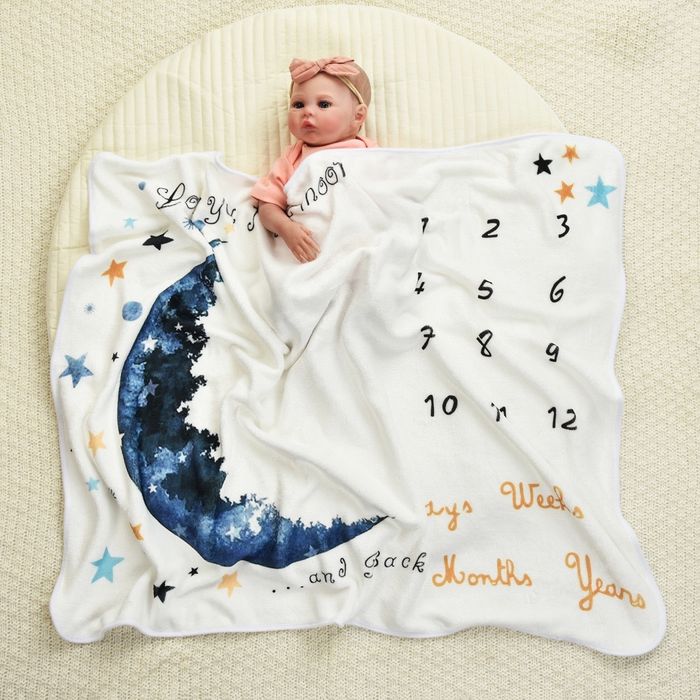 Плед по месяцам для малыша