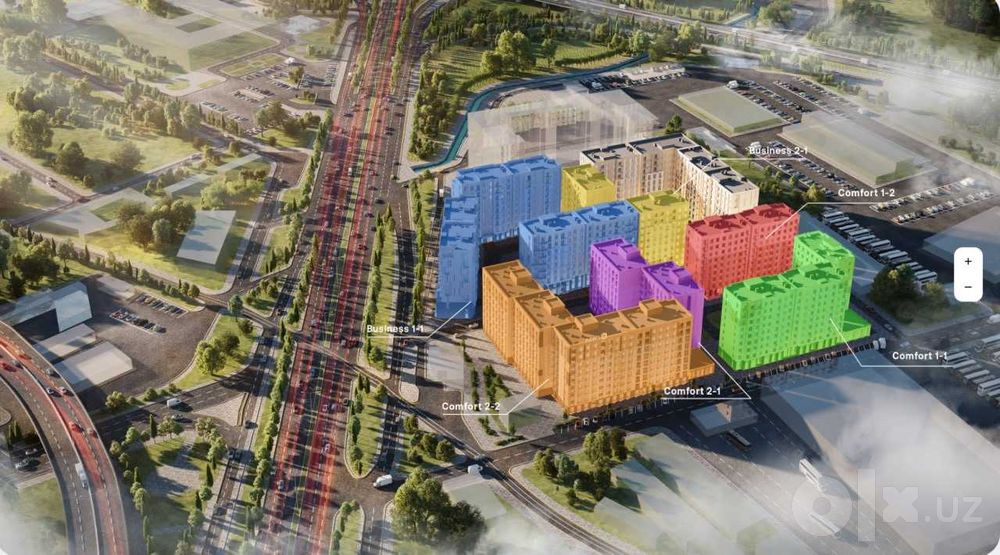 Евро 2 ком Квартира в ЖК NRG BI SADO бизнес класс блок