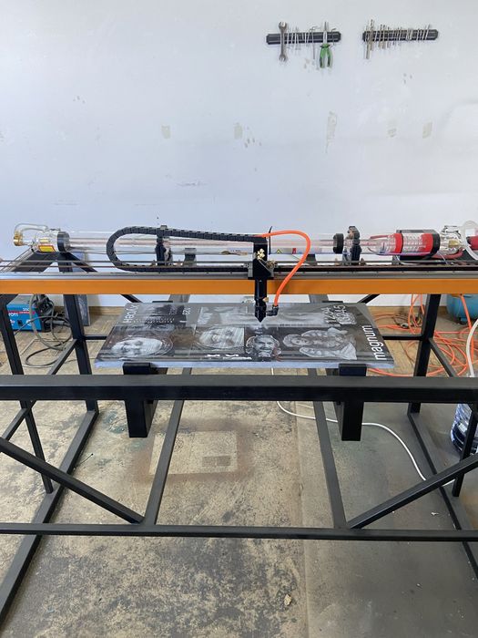 Лазерный станок CO2 по камню!