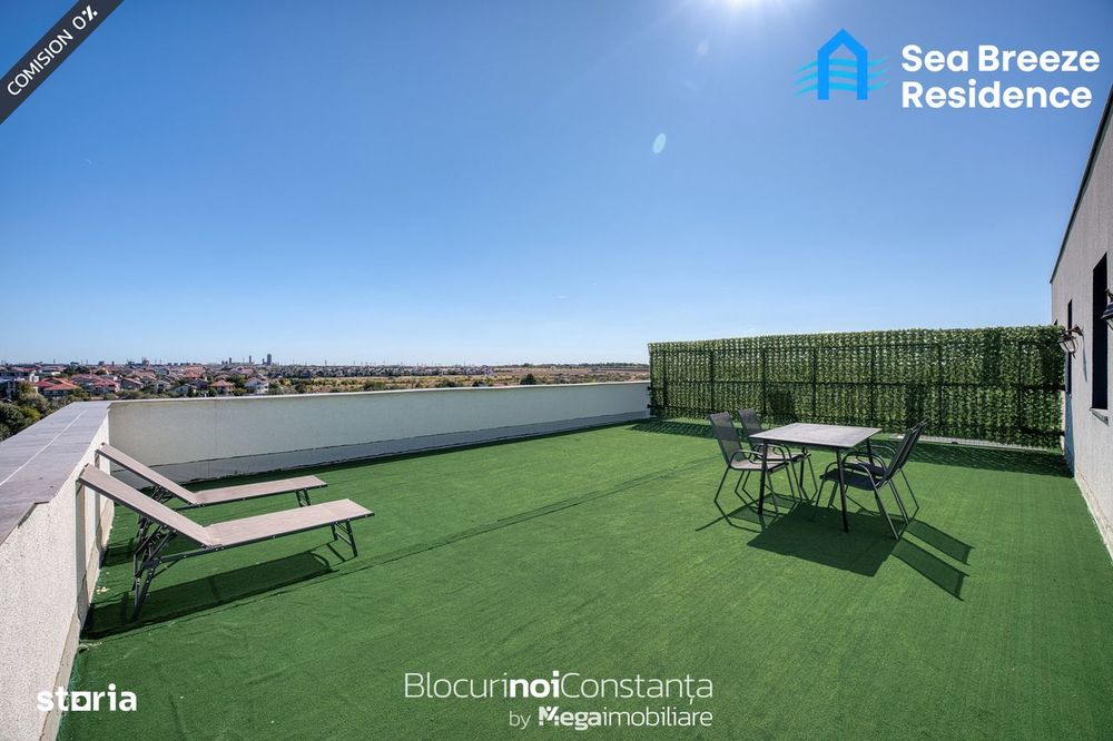 #Penthouse mobilat și utilat · terasă 72mp | zona Lidl, Mamaia Nord — fotografia 1
