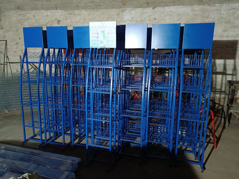 Стеллаж полка витрина реклама стойка  выставочный архивные