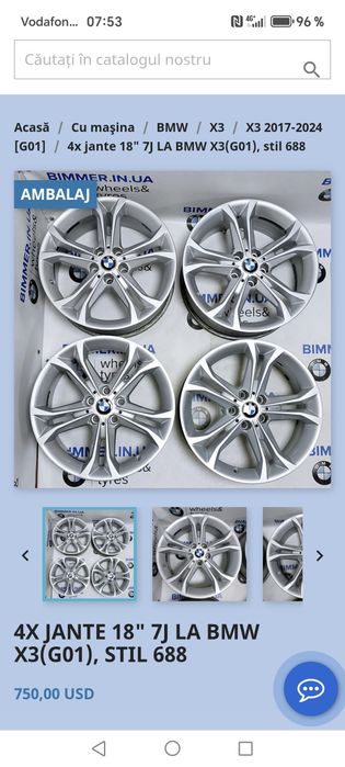 Jante aliaj BMW 18"Style 688