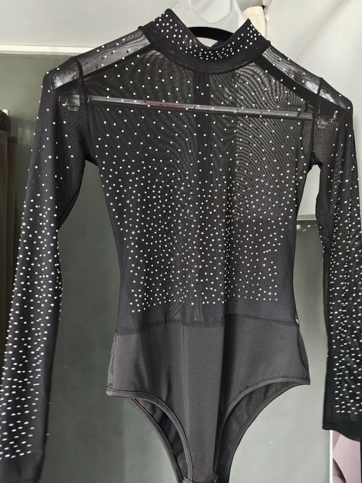 Дамско боди с камъни