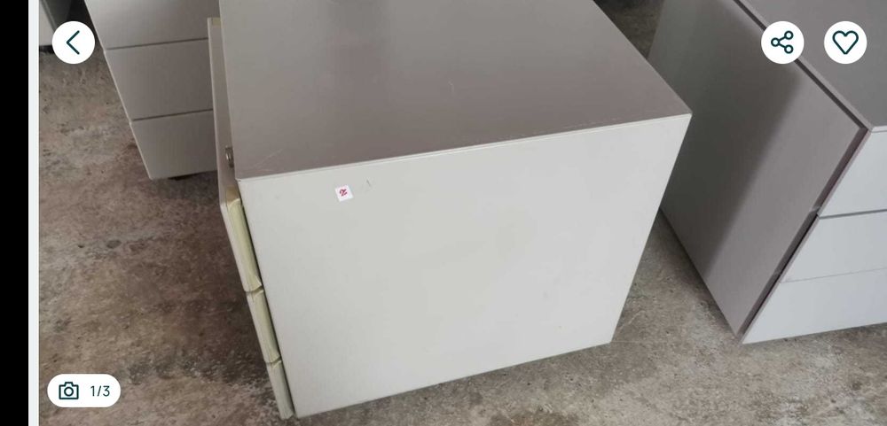 dulap steelcase rollbox 3 sertare metal