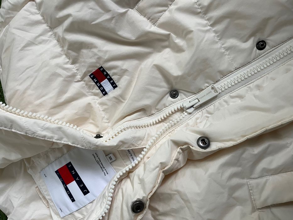 Дамско пухено яке : Tommy Jeans ALASKA - Down jacket - ancient white XS