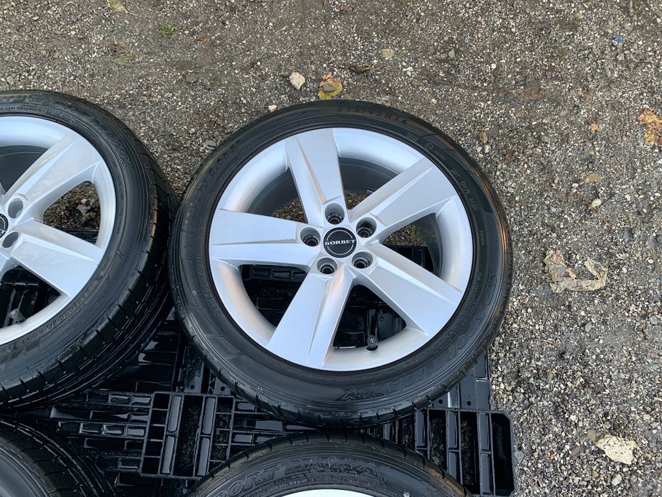 4бр.Алуминиеви джанти 16" 5x100+ГУМИ 215/45/16 за Skoda Fabia,Vw Polo