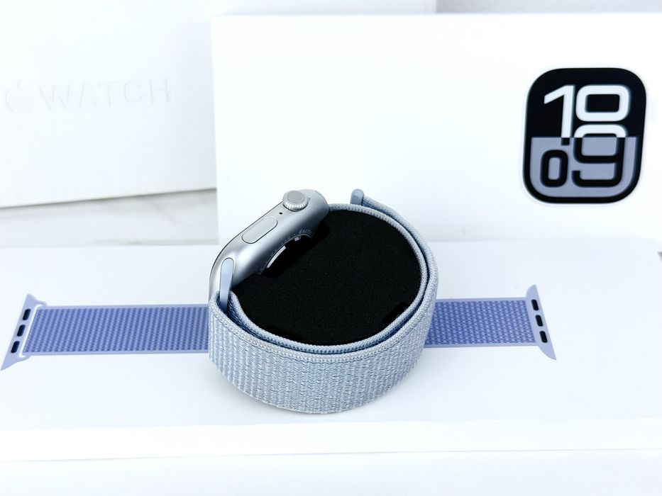 Apple Watch 10 46mm GPS Silver 100% Батерия! Гаранция!
