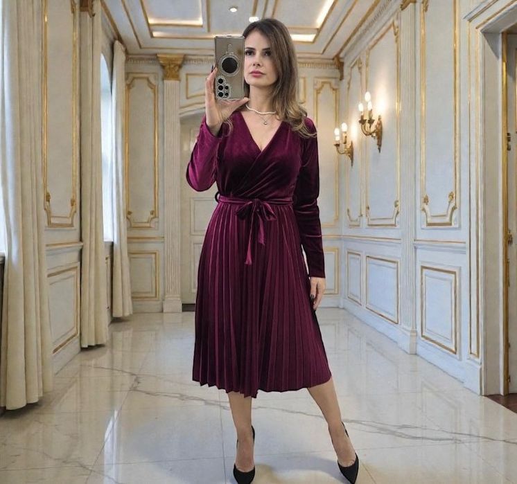 Rochie in V primavara