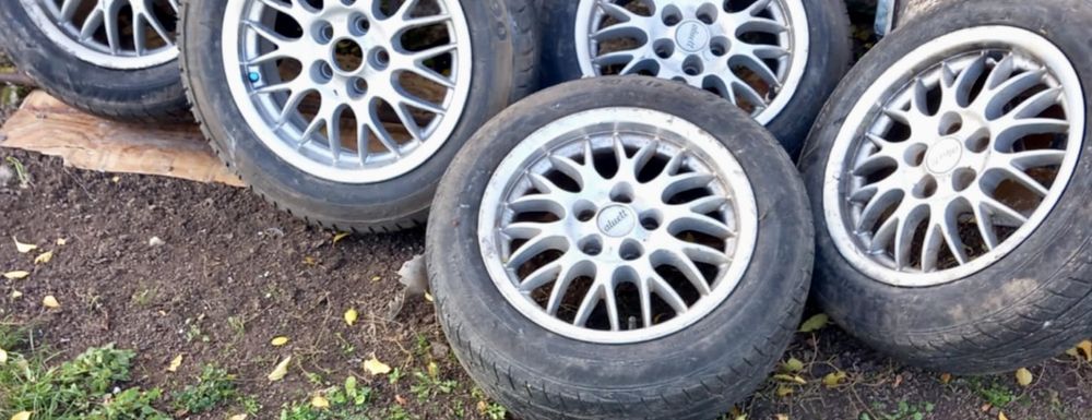 СПЕШНО !! Зимни гуми с Немски алуминиеви джанти - Aluett