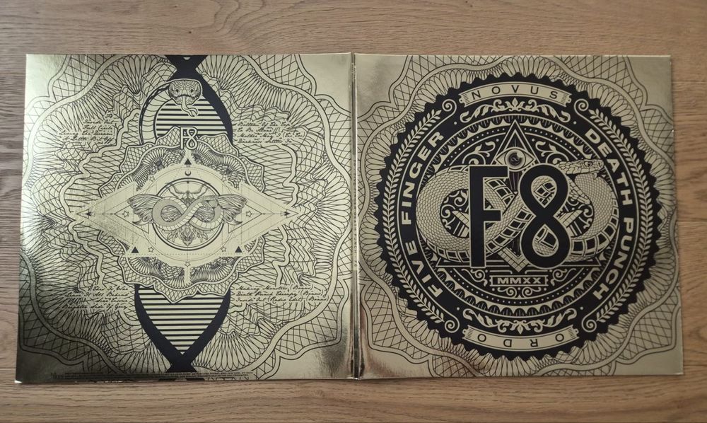 Грамофонна плоча на Five finger death punch - F8- limited edition