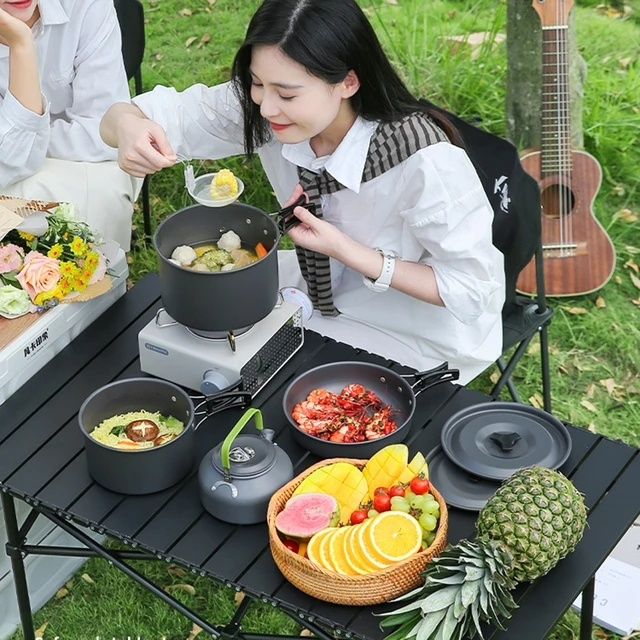 Раскладной стол со стульями для пикника и не только