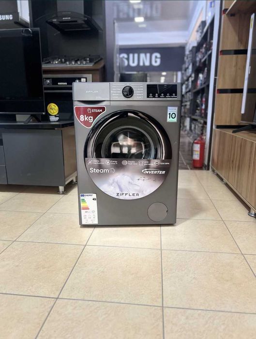 Стиральная машина ZIFLER Inverter Доставка по городу бесплатно!