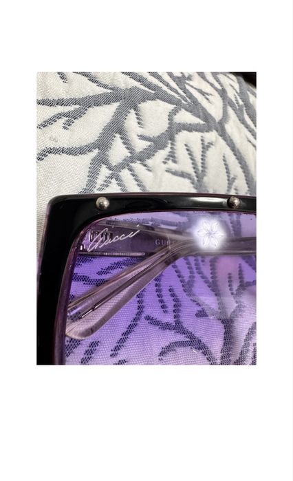 Ochelari de soare Gucci originali, lentile mov, cu toc