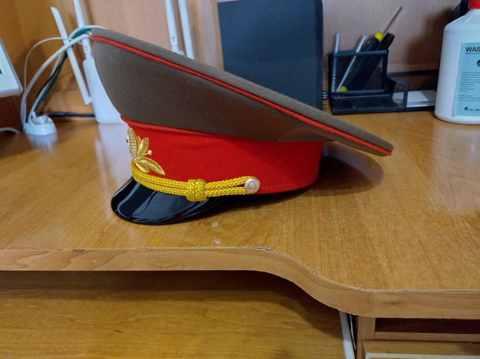 Chipiu Cascheta Casca Militara Parada Mareșal Uniunea Sovietica  Comunista