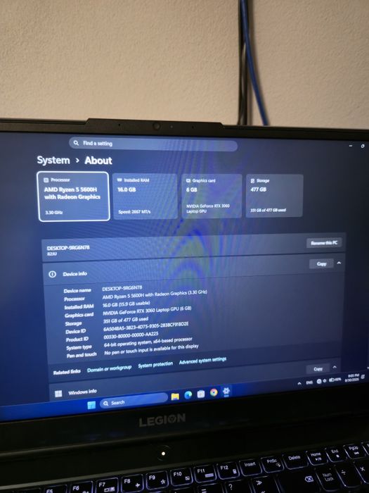 Lenovo Legion 5 (Rtx 3060)