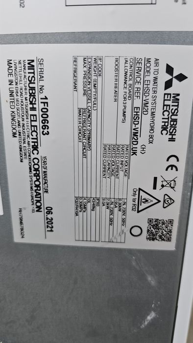 Mitsubishi ecodan 5kw термопомпа екодан 5 киловата сплит