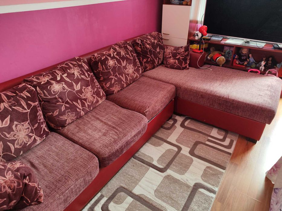 ъглов разтегателен диван