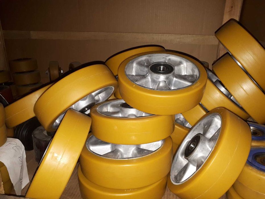 Roata directie transpalet manual 180/50-20 CA (cauciuc negru)