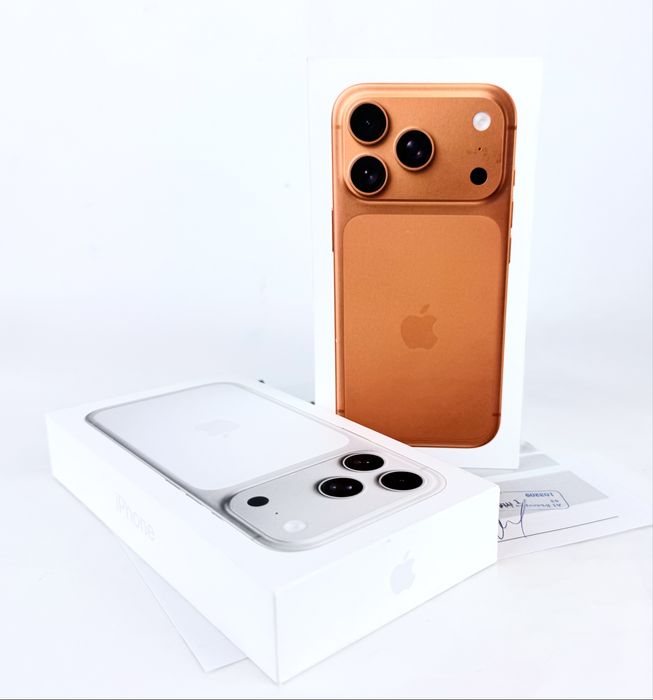 НОВ! Apple iPhone 17 Pro 256GB Cosmic Orange / Silver 2г. Гаранция