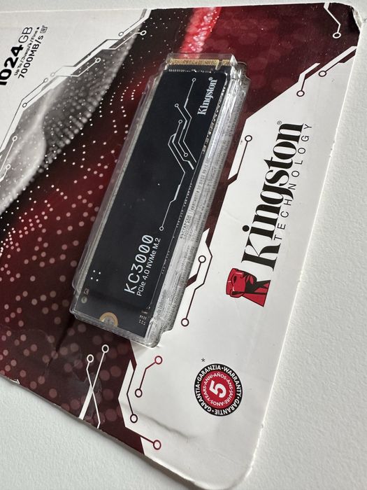 SSD Kingston KC3000 1TB PCI Express 4.0 x4 M.2 2280