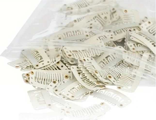 Клипси - щипки за коса - екстеншъни. Различни размери.