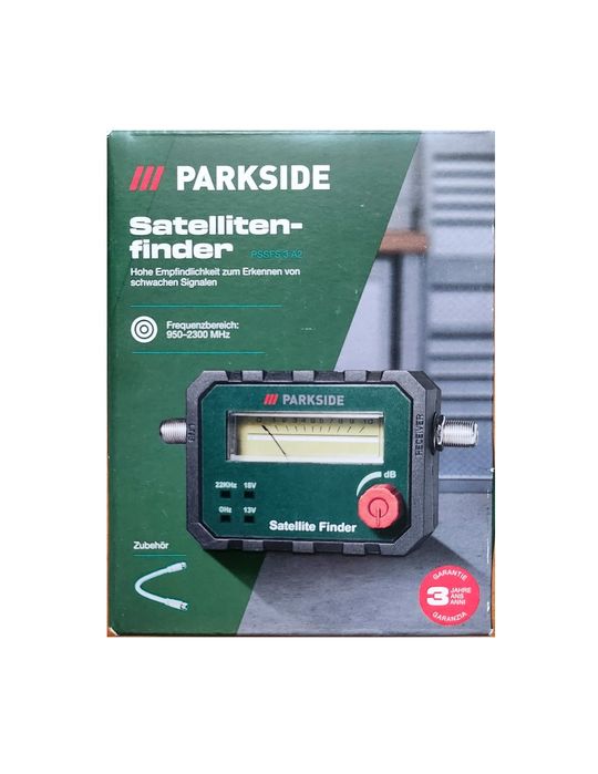 Tester semnal antena satelit audio-video, 950 - 2300Mhz, Parkside NOU