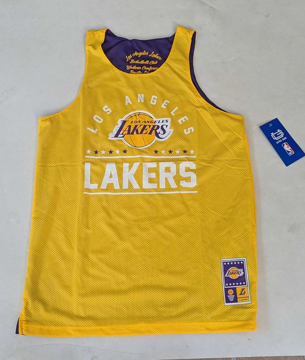 NBA Los Angeles Lakers мъжки двулицев потник размер М Л XL от Сащ