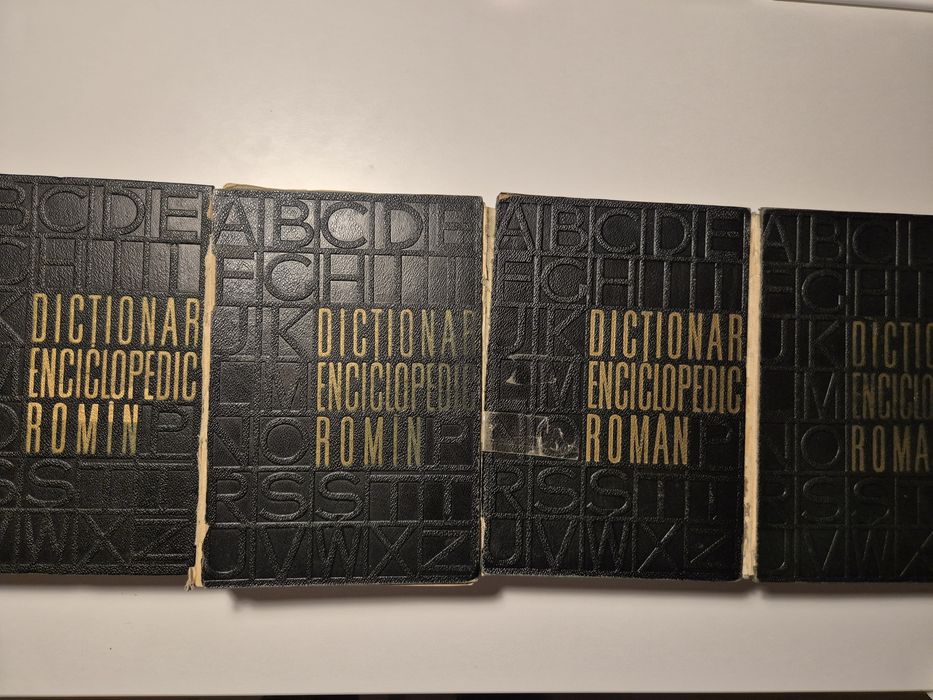 DICTIONAR Enciclopedic Roman, 4 volume, Editura Politică 1962