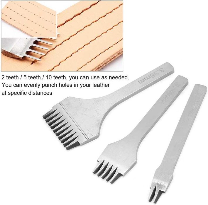 кожарски, сарашки вилици за обработка на кожа, замбовидни, диагонални