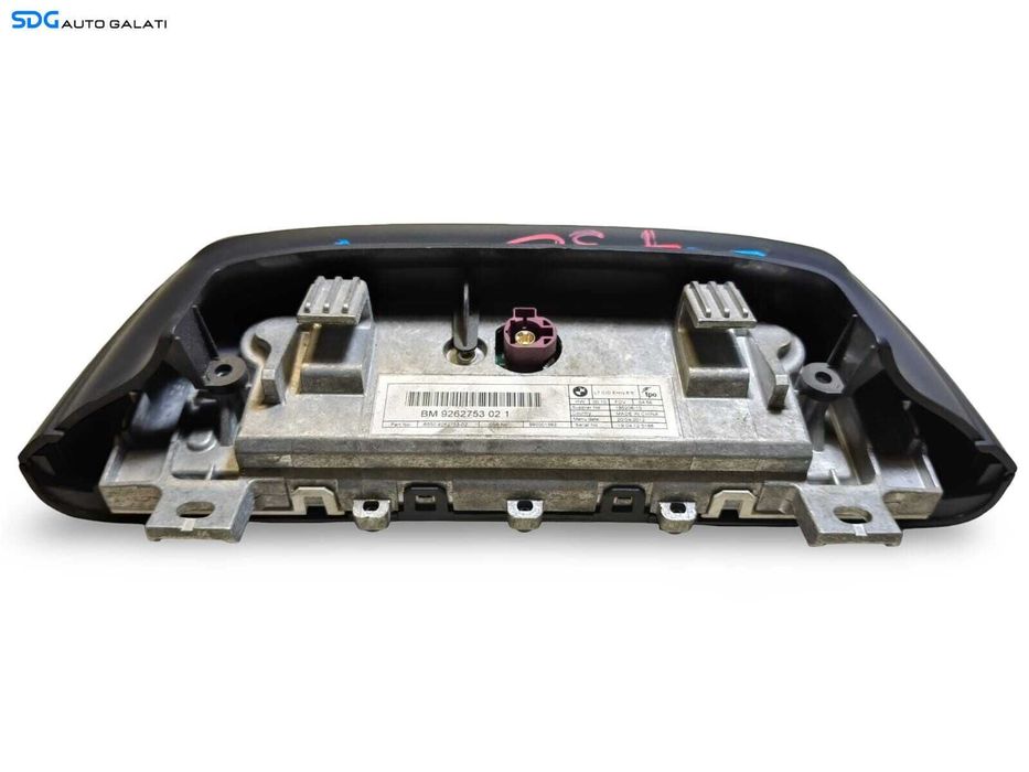 Display Ecran Afisaj Navigatie Bord BMW Seria 3 F30 F31 F80 2011 - 2019 Cod 9262753 9262753021 6550926275302 [LS0655]