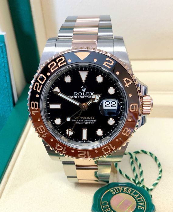 Rolex Gmt-Master Silver / Rose Gold 3285