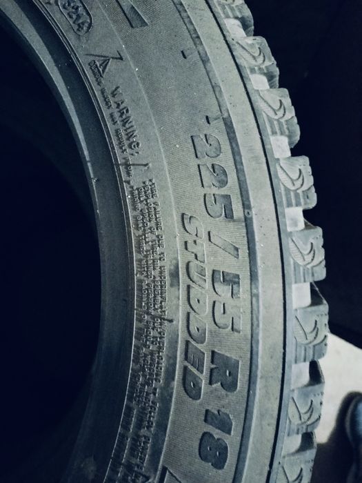 MICHELIN шипованные шины бу 18раз